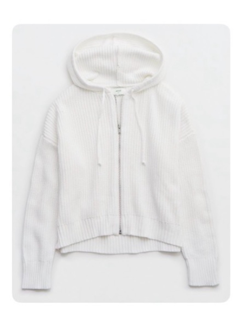 Aerie BeachBoss Cardigan Air White Size Small